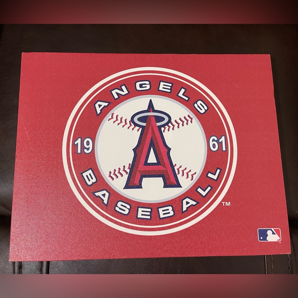 Baseball Wall Art Annaheim Angels Decor
